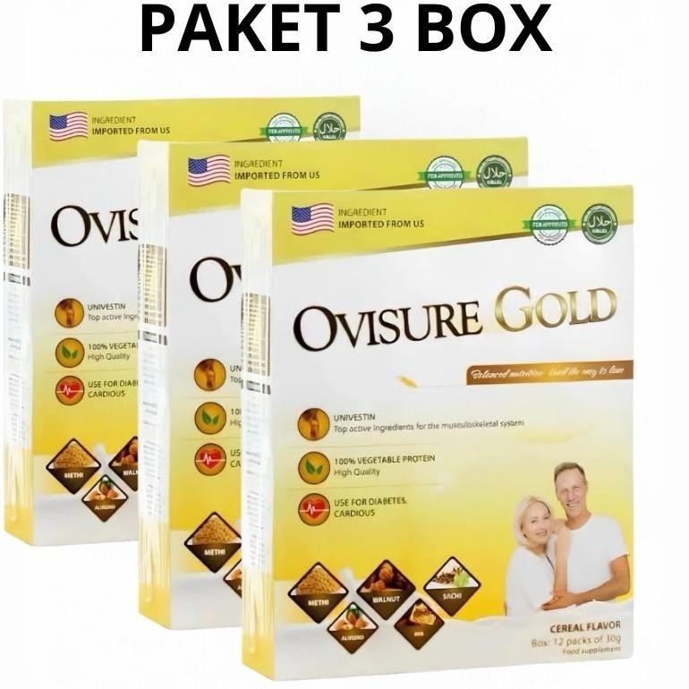 

YANG BARUUU OVISURE GOLD 3 BOX MILK SUSU OBAT TULANG DAN SENDI YG SEHAT 100% DIMFOR US