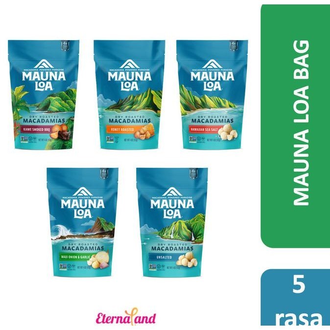 

Mauna Loa Macadamias Bag - kacang macadamia impor usa