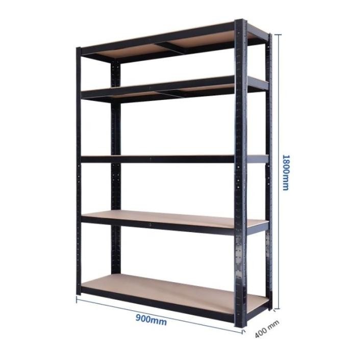 rak barang 5 susun boltless / rak tanpa baut