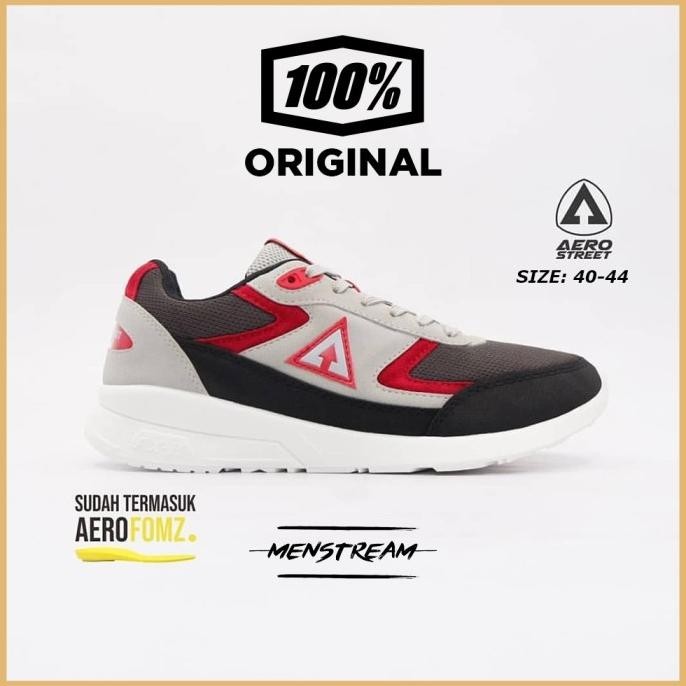 Sepatu Aerostreet Osaka / Riku Sneakers Casual Sport Pria
