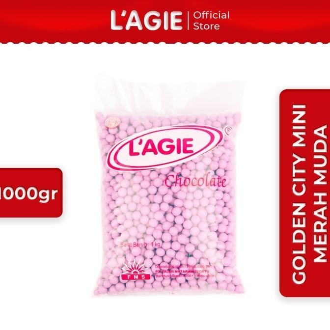

Lagie Coklat Kiloan Biskuit Merah Muda Pink 1kg