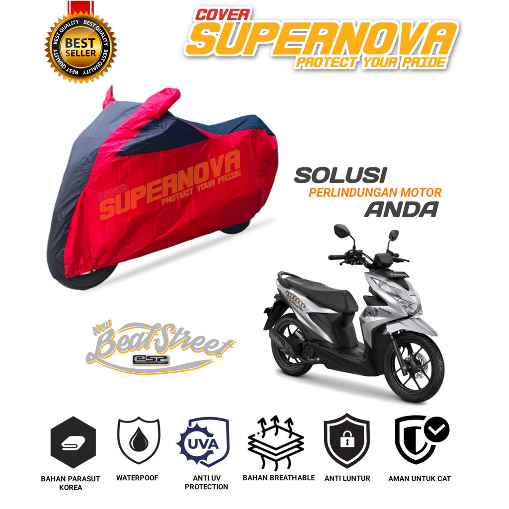 sarung motor honda beat street selimut motor honda beat street
