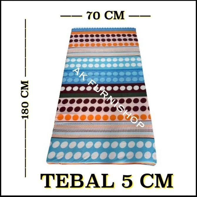 Kasur Lipat Busa Dakron Murah Tebal 5 CM - Kasur Lantai Ekonomis