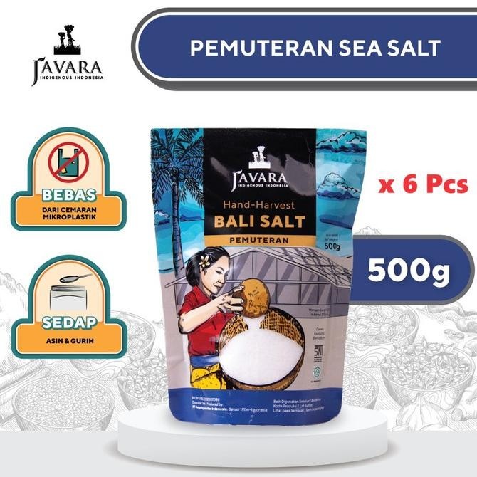 

Javara Pemuteran Sea Salt Garam Laut Alami 500 g - Kemasan 1 Karton