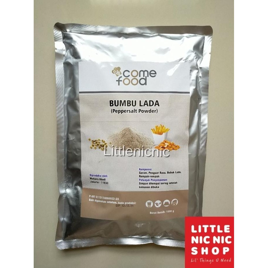 

Come Food Bumbu Tabur Lada garam Peppersalt powder seasoning