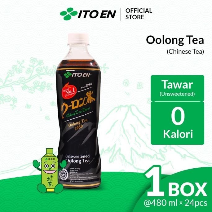 

ITO EN Oolong Tea No Sugar 480ml isi 24 pcs
