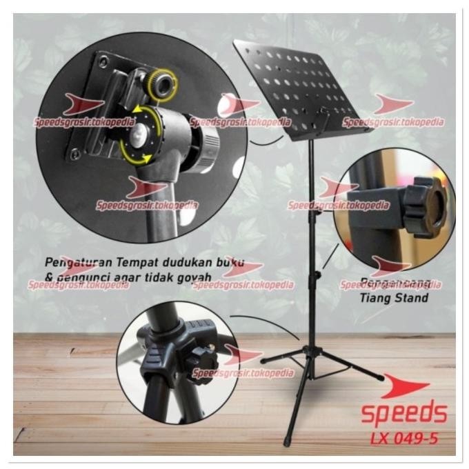 

Alat musik music stand book kecil stand partitur music Lubang 049-5 CS