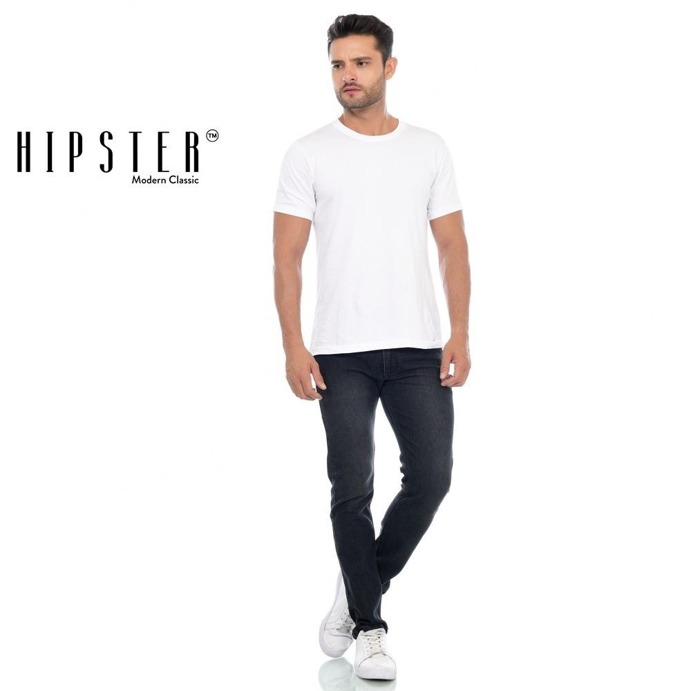 Celana Panjang Tactical Pria Hipster Celana Jeans Warna Black Wash