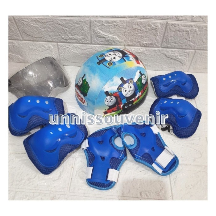 HELM SEPEDA ANAK GOWES WARNA MERAH BAHAN BATOK KERAS DAN DEKER ORIGINAL BEST QUALITY