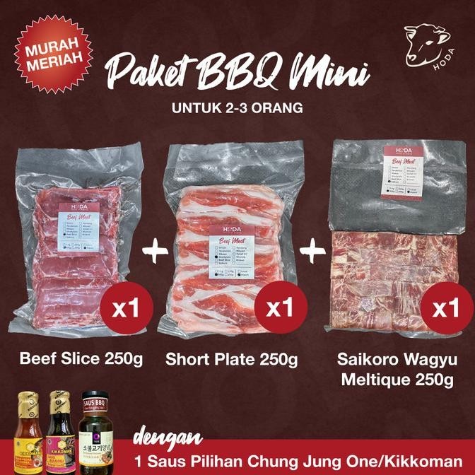 

Paket Lengkap Mix Daging Korean Bbq Set + Saos Bbq Chung Jung One