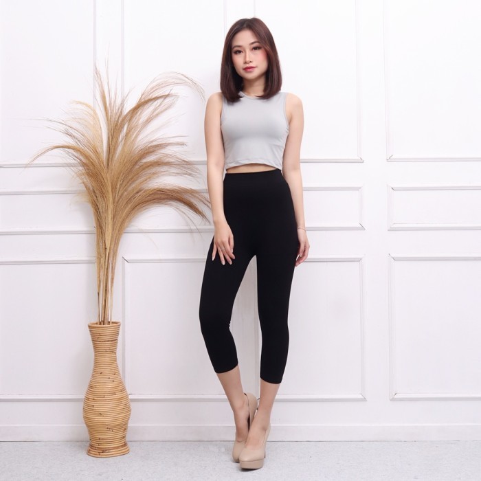 Legging Tebal Pendek 7 8 Import Up Jumbo