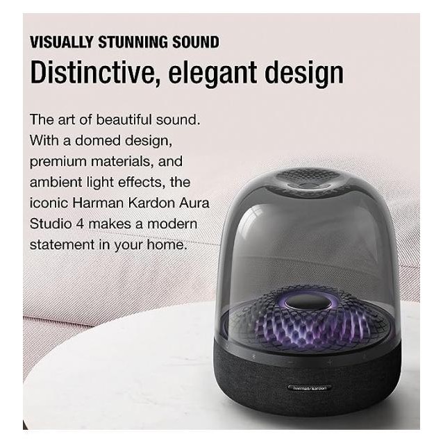 Harman Kardon Aura Studio 4 Bluetooth Home Wireless Speaker Mijoostoree