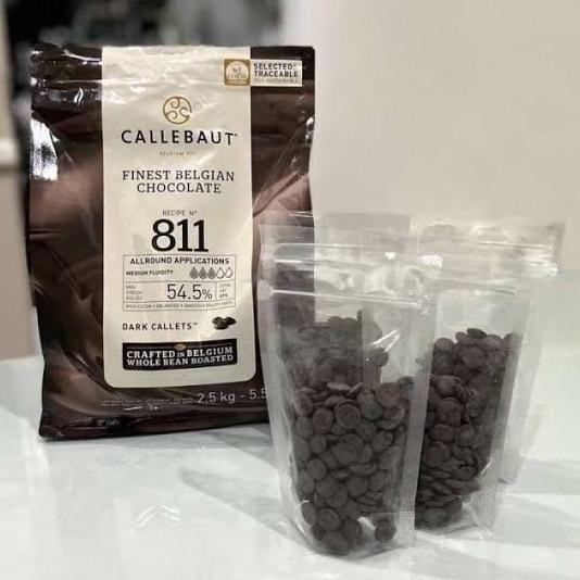 

callebaut 811 dark chocolate 54,5% repack 250 gr