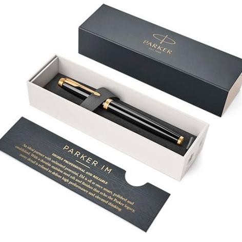 

PULPEN PARKER ORIGINAL IM ROLLER BALL BLACK LQ GT GRATIS GRAFIR NAMA TA