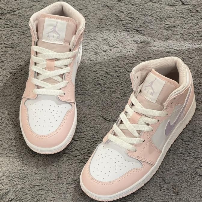 Nike Air Jordan 1 Mid Pink Washed 100% Authentic Kanuhariss