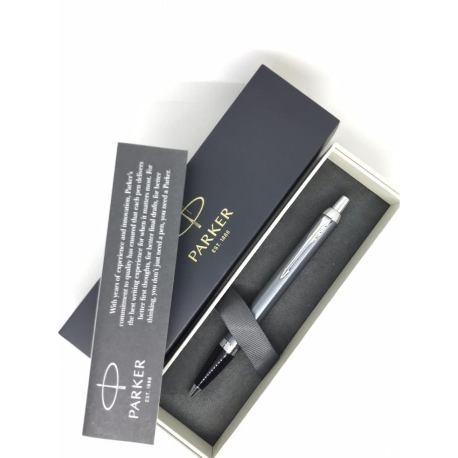 

Pulpen Parker IM New Light Blue Grey Original BP CT ( Klip Silver ) TA
