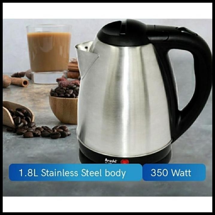 TEKO LISTRIK KETEL LISTRIK CERET LISTRIK 1,8 LITER ARASHI 1802/1801