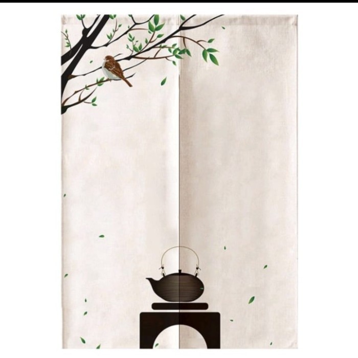 Vintage Tirai Gantung Partisi Penyekat Ruangan Partisi Vintage Batik