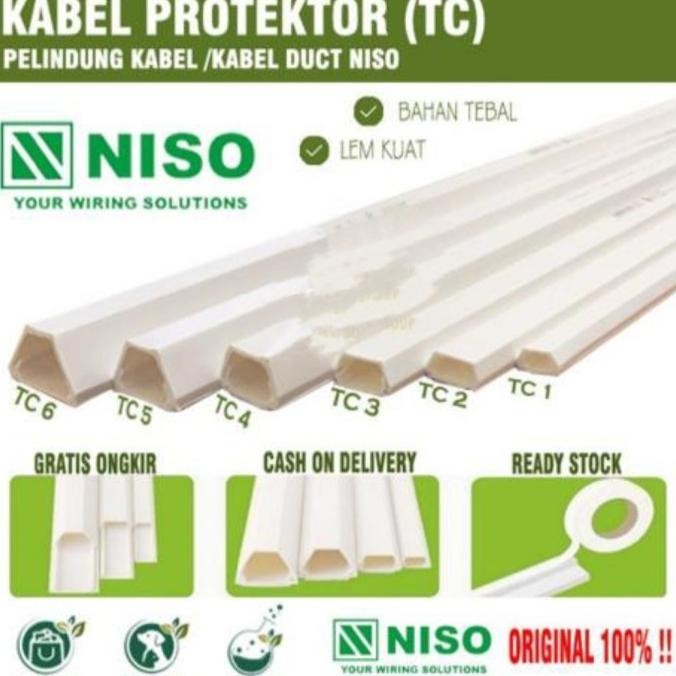 Kabel protektor NISO tc 1 2 3 4 5 6 kabel dak cable duct protector