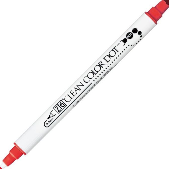 

Zig Clean Color Dot Double-Sided Marker Set 4 Color (Tc-6100/4V)