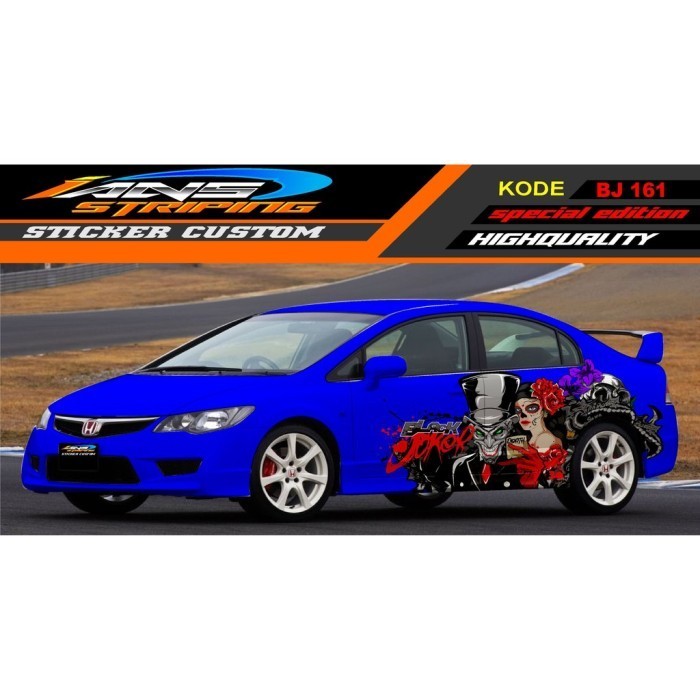 Decal Sticker Mobil Sedan Timor Civic Bmw