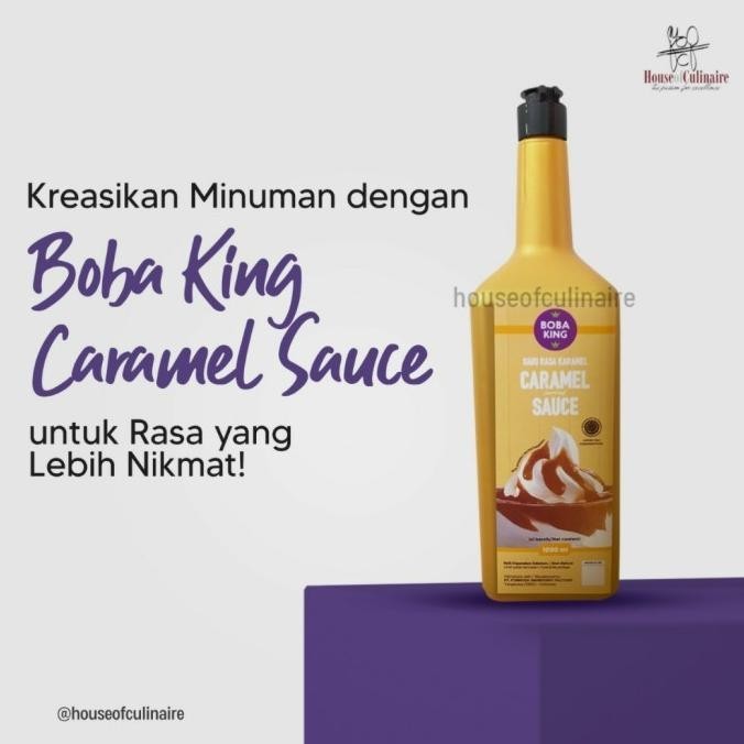 

Caramel Sauce Boba King / Saus Karamel Untuk Minuman