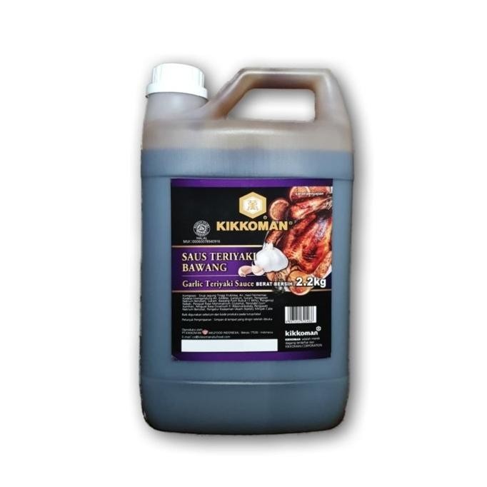 

Saus Kikkoman Garlic Teriyaki Bawang Sauce 2L Jerigen Halal