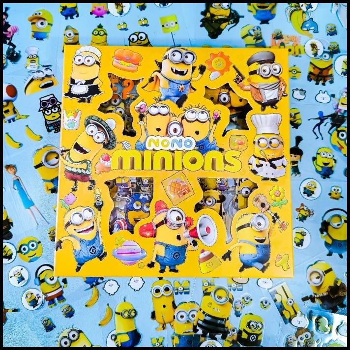 

BEST DEAL STICKER LUCU 2D KARAKTER MINIONS ISI 100 LEMBAR STIKER WATERPROOF !!!!!!