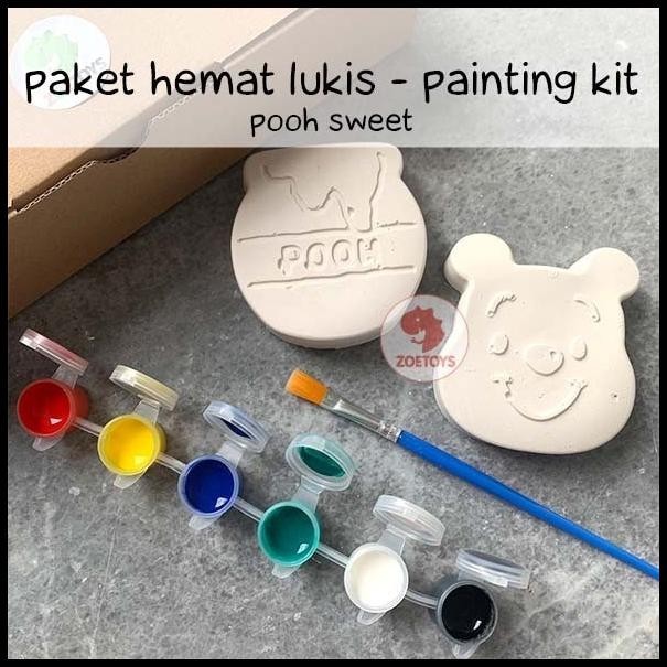 

DISKON SHUKAKU PAKET HEMAT LUKIS GYPSUM PAINTING KIT DISNEY | CHARACTER POOH !!!!!