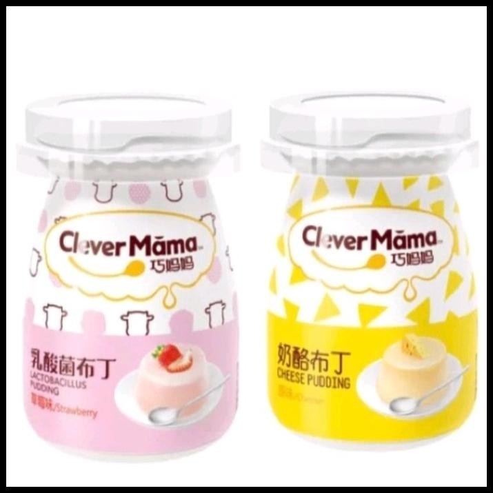 

HOT DEAL CLEVER MAMA PUDDING YOGHURT 85GR PUDING YOGURT CLEVERMAMA SILKY PUDING !!!