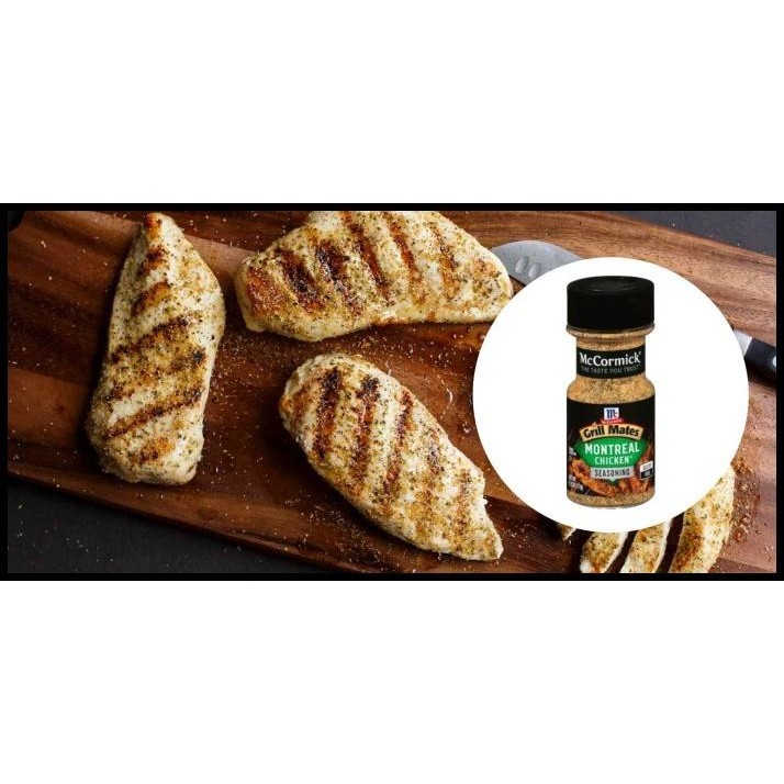 

BEST DEAL MCCORMICK GRILL MATES MONTREAL CHICKEN SEASONING GLUTEN FREE 77G !!