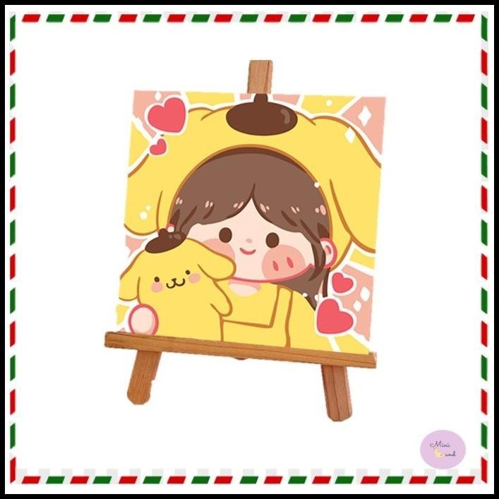 

GRATIS ONGKIR CANVAS PAINTING BY NUMBER/ MELUKIS MEWARNAI KANVAS ANAK/ DIY PAINTING DIGITAL/ SATU SET PERALATAN MELUKIS ANAK