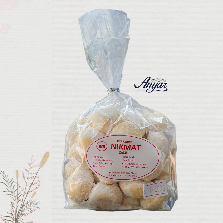 

Kue Putri Salju / Kue Kering Lebaran Natal Putri Salju cap Nikmat @250gr