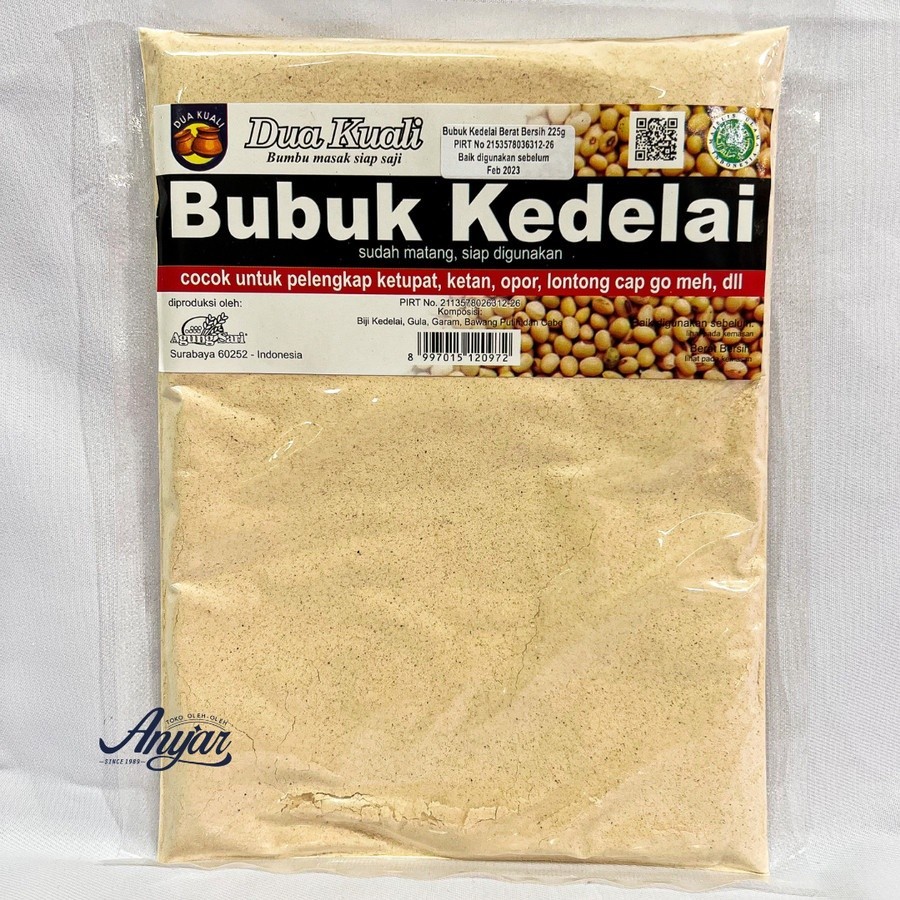 

Bubuk Kedelai Bumbu Masak Siap Saji cap Dua Kuali 225gr / Bubuk Dele