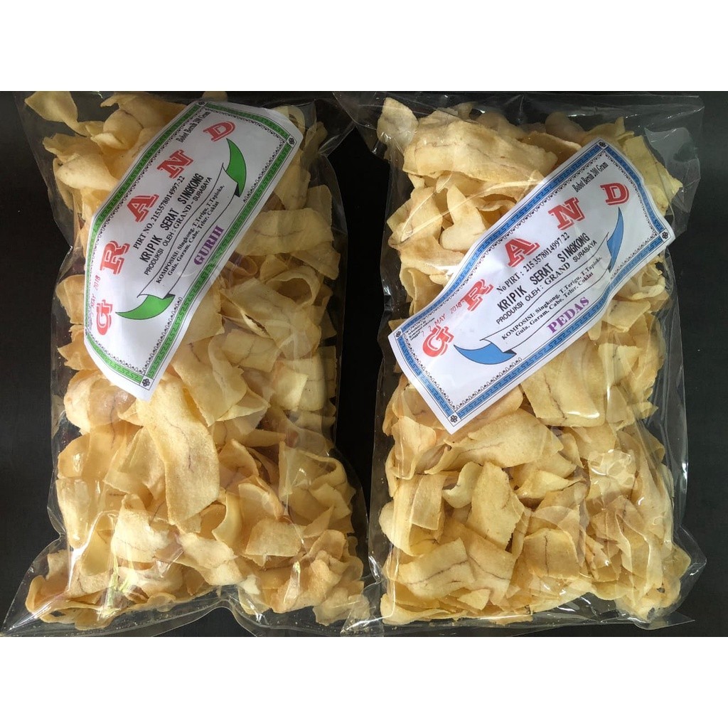 

Keripik Serat Singkong cap Grand @200gr