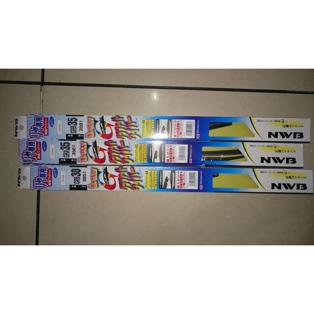 Wiper Belakang ORIGINAL ASLI merk NWB RESIN Japan YARIS LELE 2014+ K01