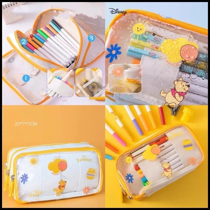 

GRATIS ONGKIR WINNIE THE POOH PENCIL BOX KOTAK PENSIL DISNEY WINNIE !!!