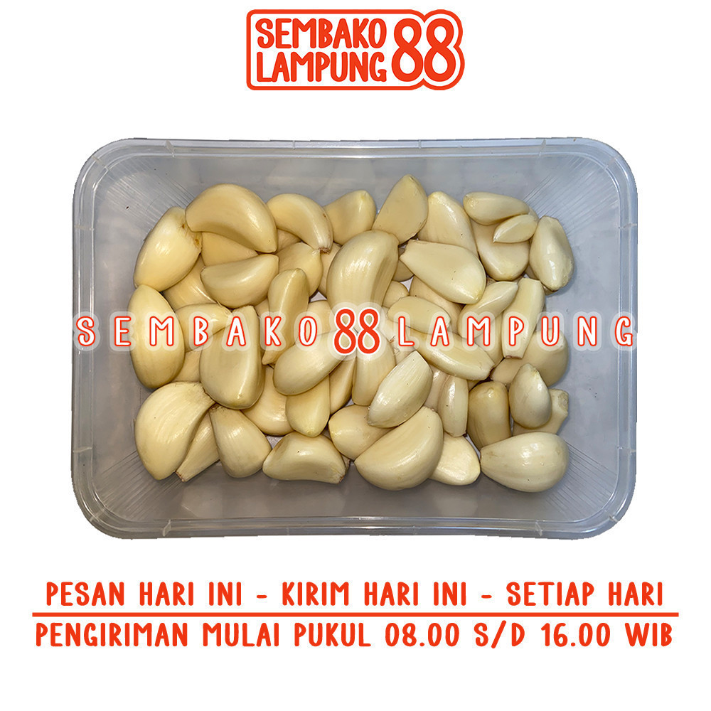 

Bawang Putih Kupas 250 Gr | Sembako Lampung 88