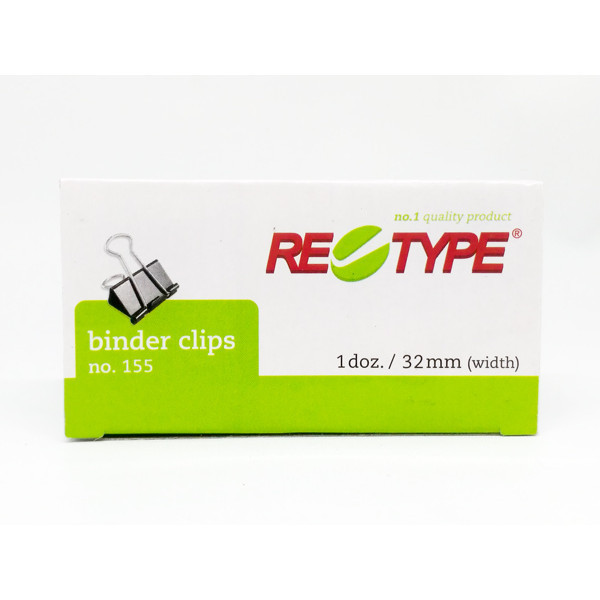 

Retype - Binder Clip No. 155