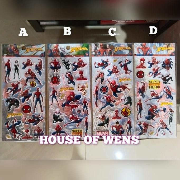 

Best Seller Sticker Spiderman - Sticker Timbul Spiderman - Sticker Anak Lucu Pengiriman Cepat