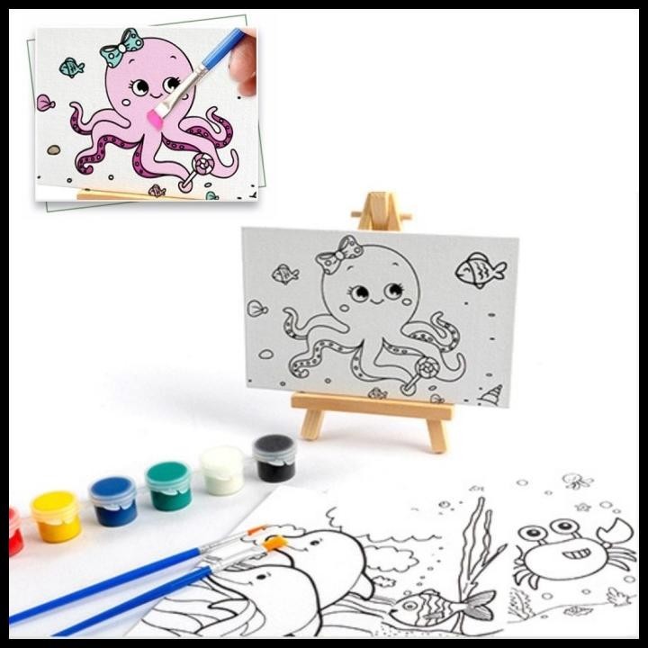 

DISKON KANVAS LUKIS GAMBAR SIAP PAKAI PAPAN MENGGAMBAR DIY SET