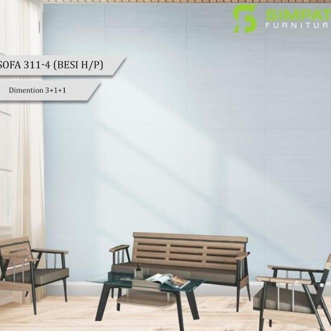 Kursi Tamu / Sofa Kayu Minimalis Siantano 311-4 Original Best Seller Derinalaa