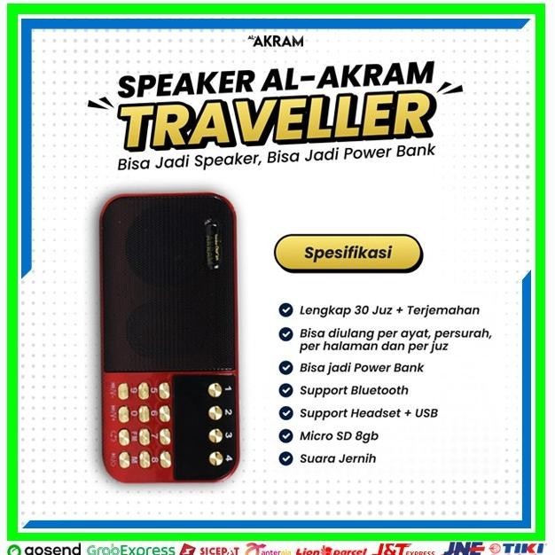 Baru Speaker Murottal Alquran Digital Lengkap 30 Juz Al-Akram Traveller
