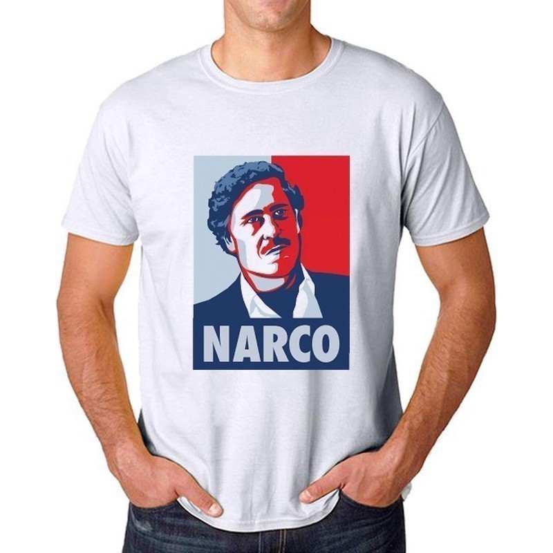 Kaos T Shirt Pria Pablo Escobar Narco