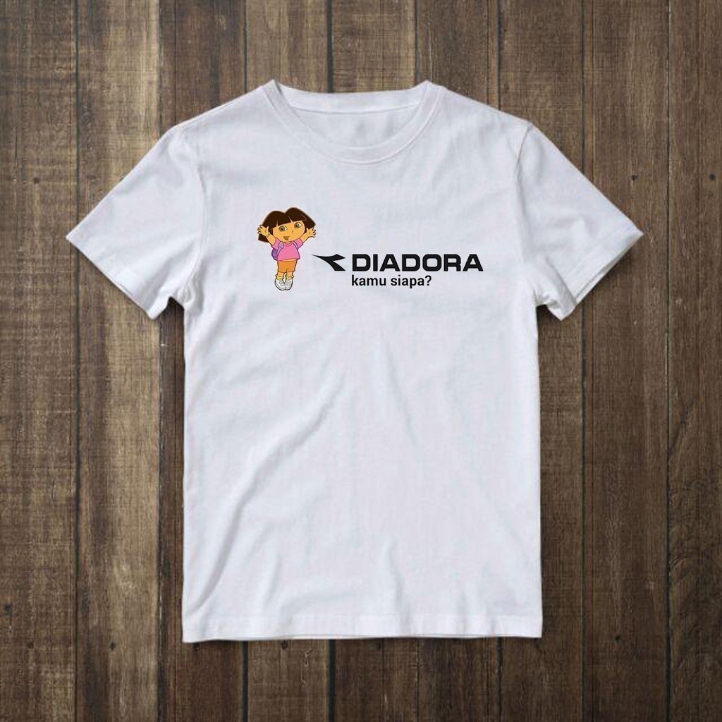 Kaos T Shirt Pria Diadora Kamu Siapa Plesetan Meme