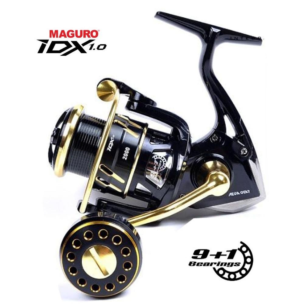 ADF Reel Maguro IDX 1.0 |  | 9+1 Bearing | Mega Gear | Power Handle | Spinning | 800 | 1000 | 2000 |