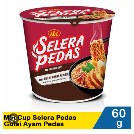 

Mie ABC Cup Selera Pedas Gulai Ayam Pedas Original