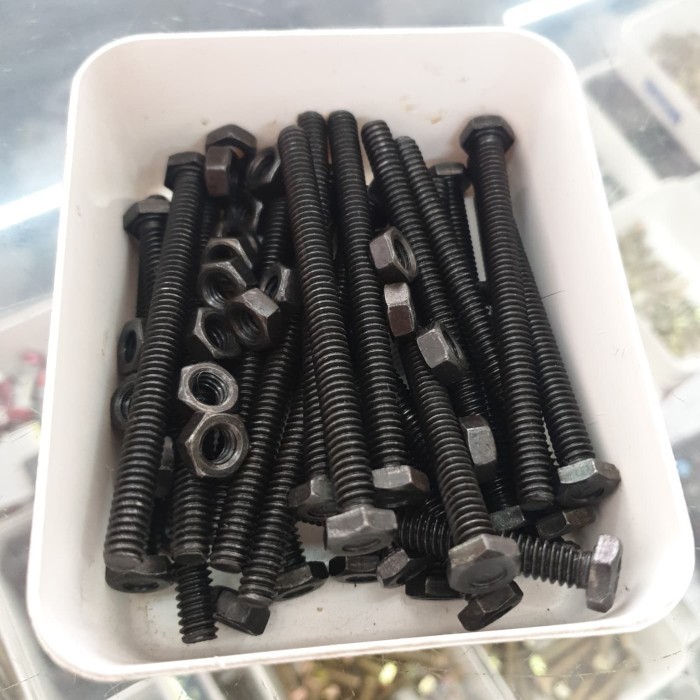 BAUT 10 DRAT KASAR FULL DRAT PANJANG 7,5 CM