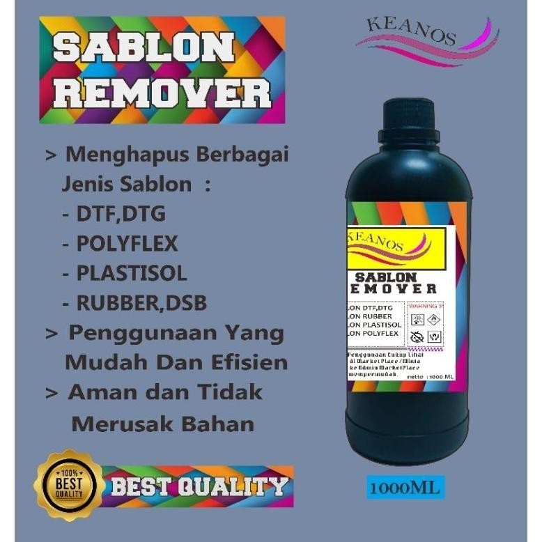 

Galuhferdian552 ( 1000Ml ) Penghapus Sablon Dtf / Penghapus Sablon Plastisol / Penghapus Sablon Rubber / Penghapus Sablon Dtg / Penghapus Sablon Polyflex / Pembersih Segala Jenis Sablon Dan Bekas Sablon Murah
