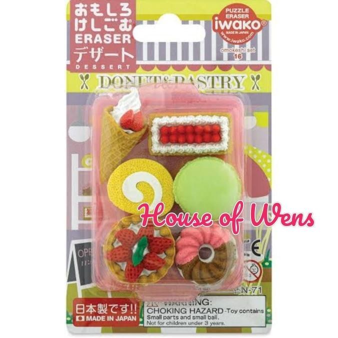 

Trend Iwako Puzzle Eraser Set Omokeshi Set 16 Made In Japan - Penghapus Stok Terbatas